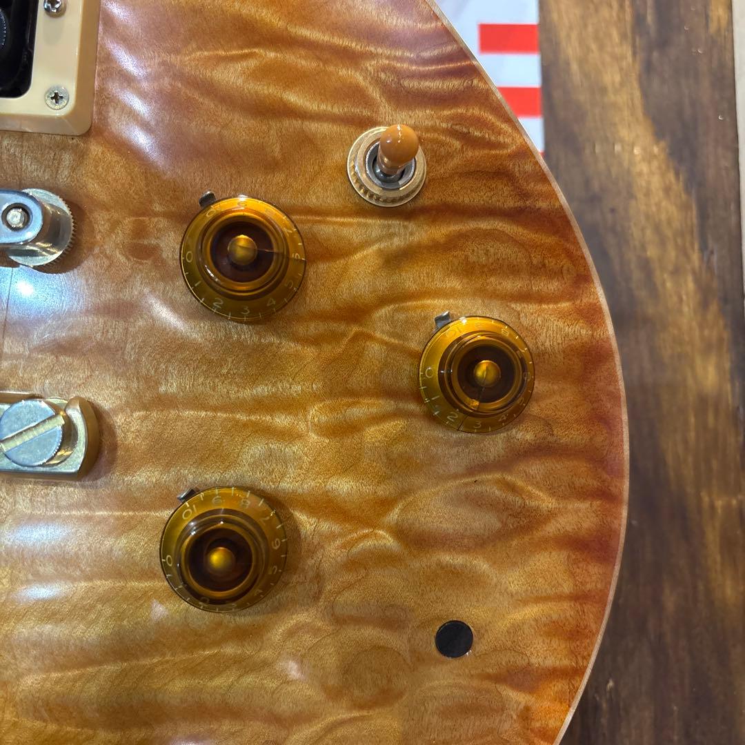 Sugi ギターSH605 5AQM ハカランダ レスポール貴重なモデル 中古