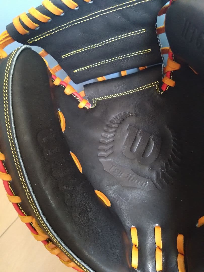 Wilson ウィルソン トレーニング用ミット 捕手用　WTAHTG2BZ