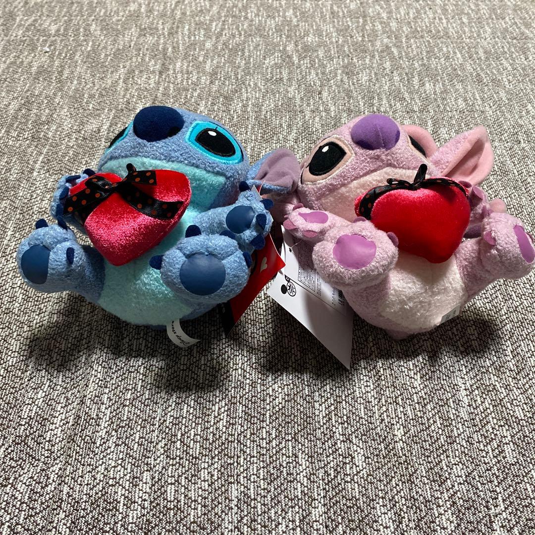 【レア】Disney スティッチ エンジェル　ディズニーストア　ぬいぐるみ