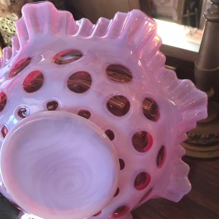 スペシャル品！40's～BIGアメリカアンティークフェントンガラスFenton