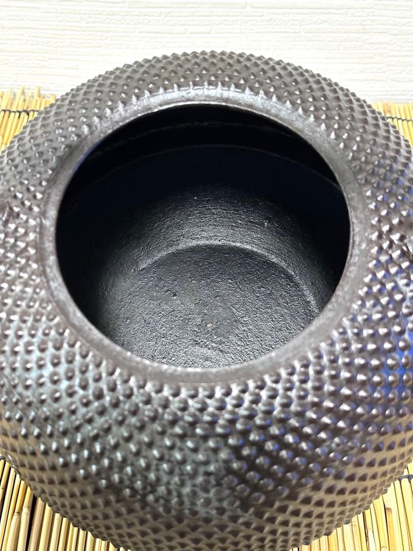 未使用品、栞付　南部成龍堂鋳造所　伝統工芸士 及川 光正(齋峰)３０型　売約済み