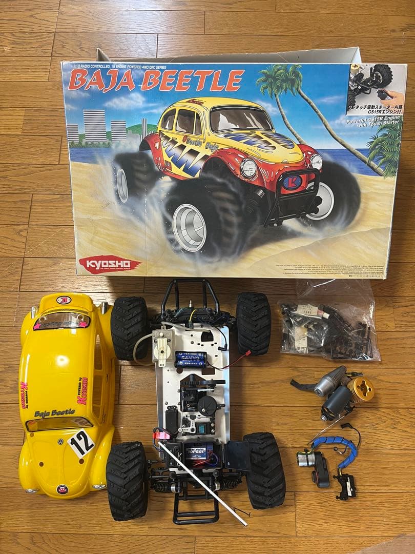 【レア】京商 BAJA BEETLE 1/10 ビートル エンジンバギー