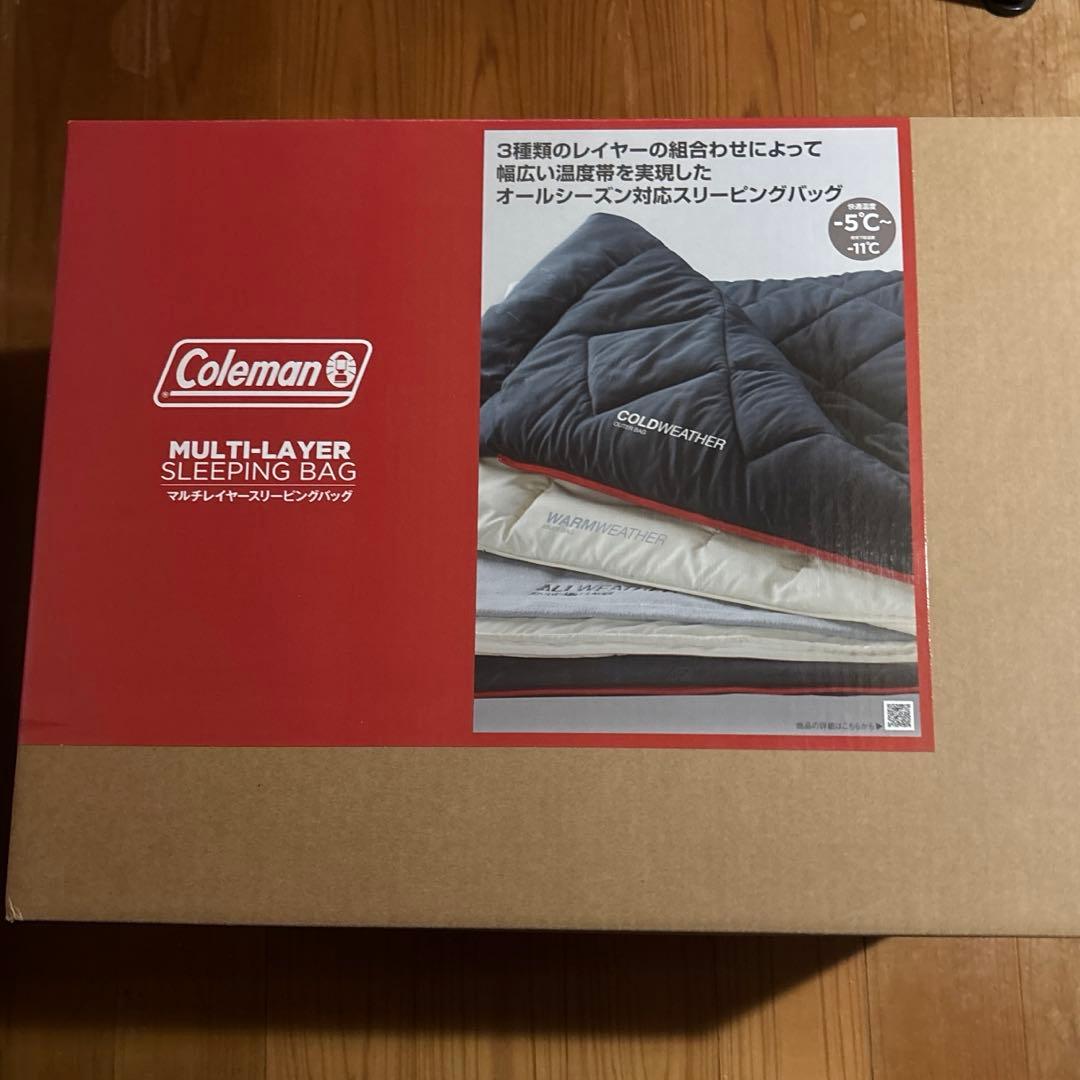 Coleman新品未開封マルチレイヤースリーピングバッグコールマン寝袋①