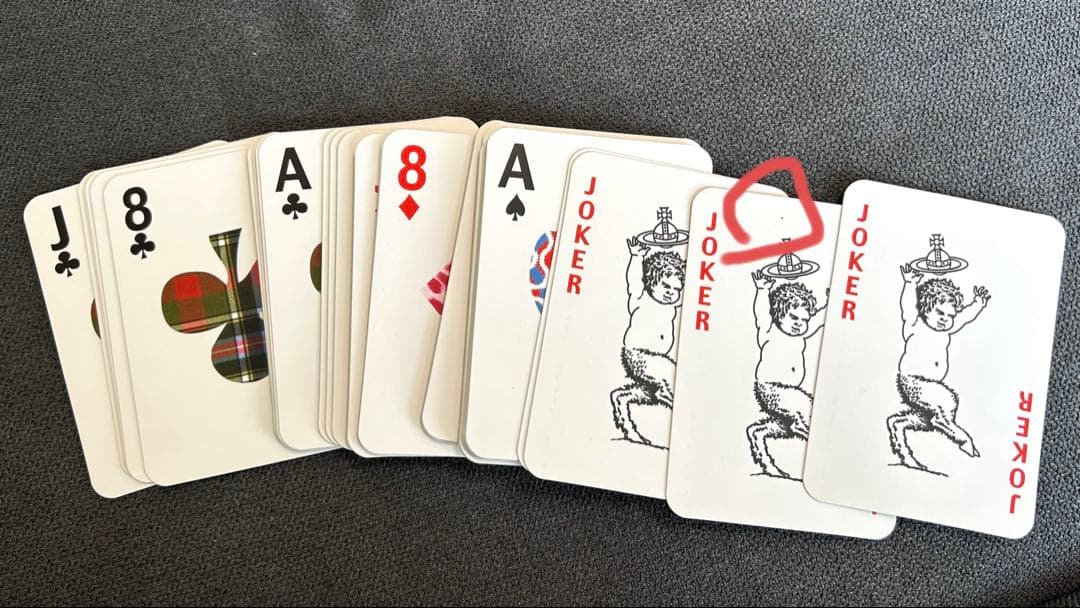 【希少】Vivienne Westwood タータンチェック トランプ