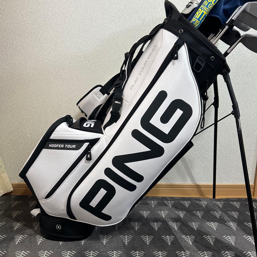 PING HOOFER TOUR ゴルフバッグ ホワイト