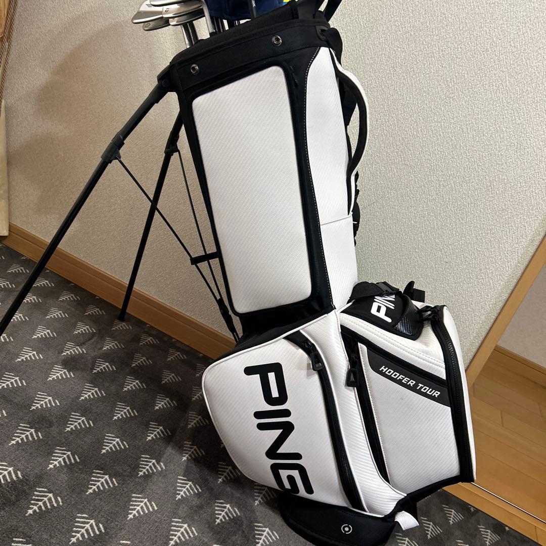 PING HOOFER TOUR ゴルフバッグ ホワイト