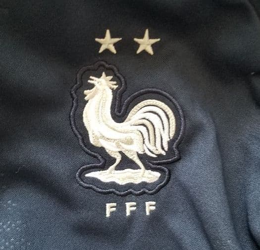 サッカー、フランス代表、ジャージ上下、海外製XL、2018年W杯優勝後のモデル