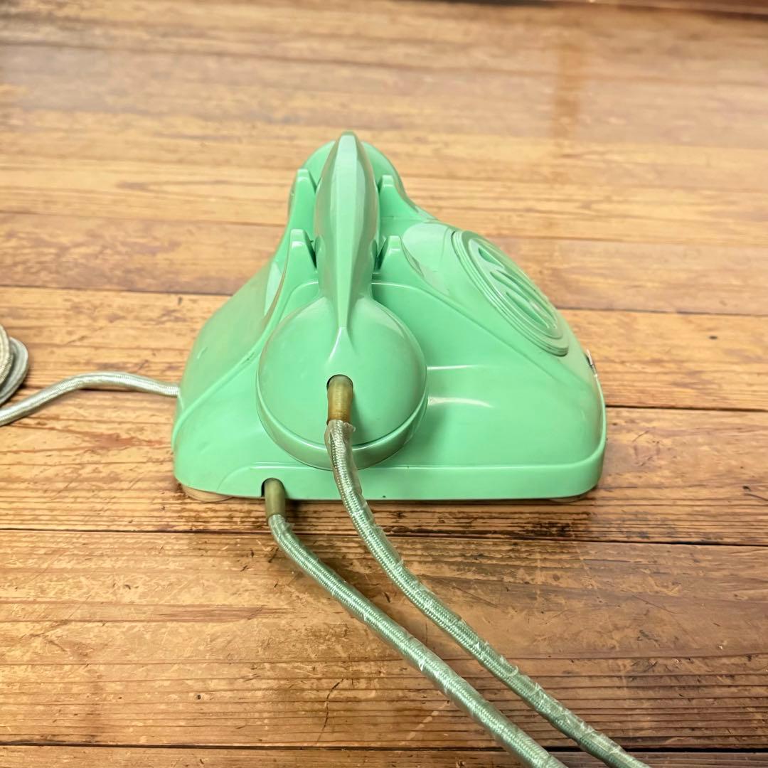 昭和 電話 黒電話 4号 レトロ 内線 電電公社 わかくさ ビンテージ 放送