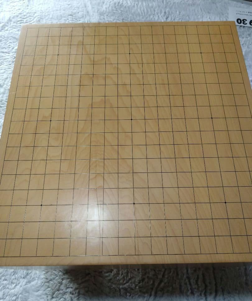 値下げ【囲碁】国産本榧　囲碁盤6.2寸　板目　足つき