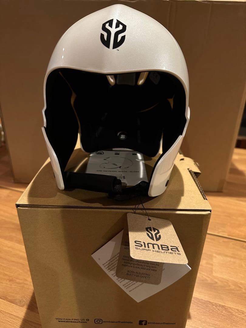 サーフィン・ボディボード Simba surf helmet - White - Size S