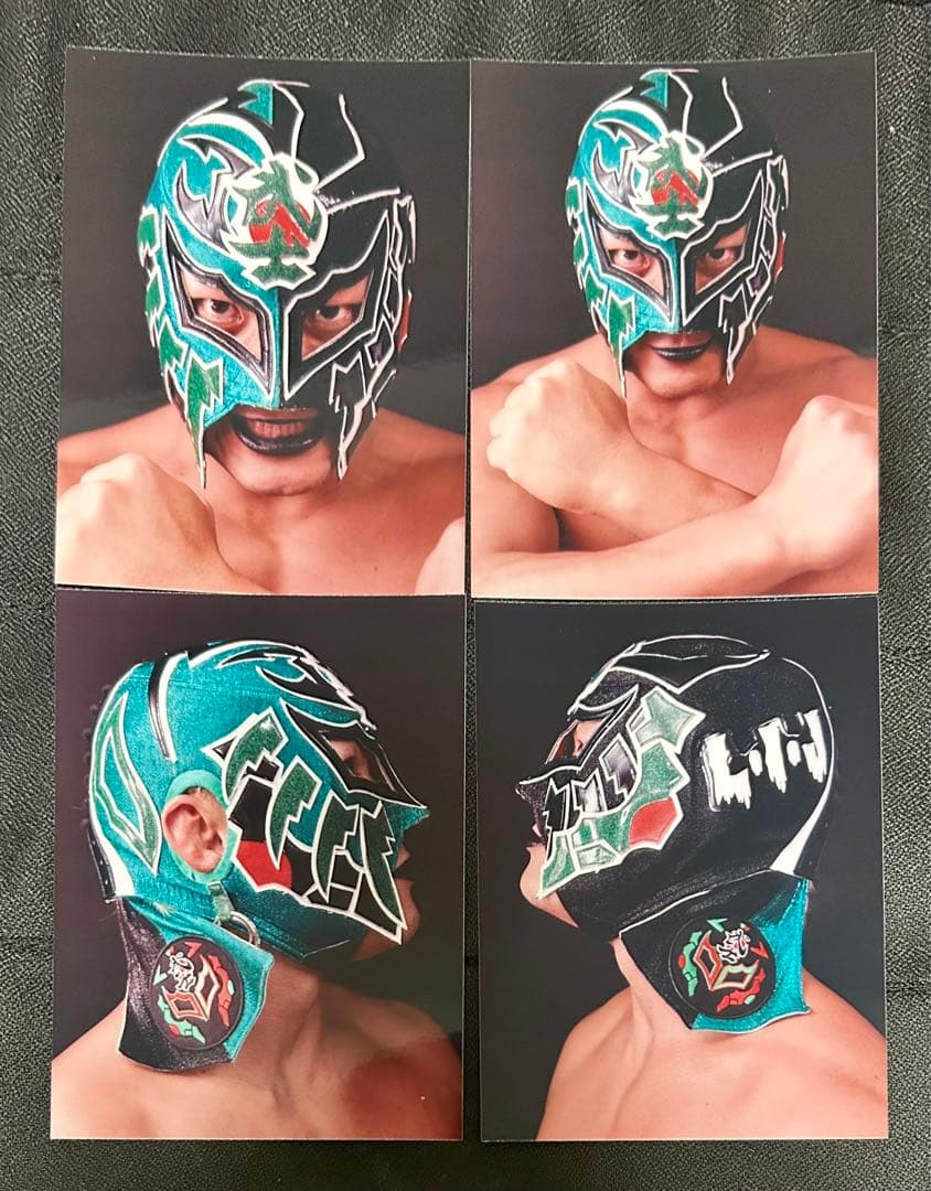 新日本プロレス ロスインゴベルナブレス BUSHI 試合着用直筆サイン入 マスク