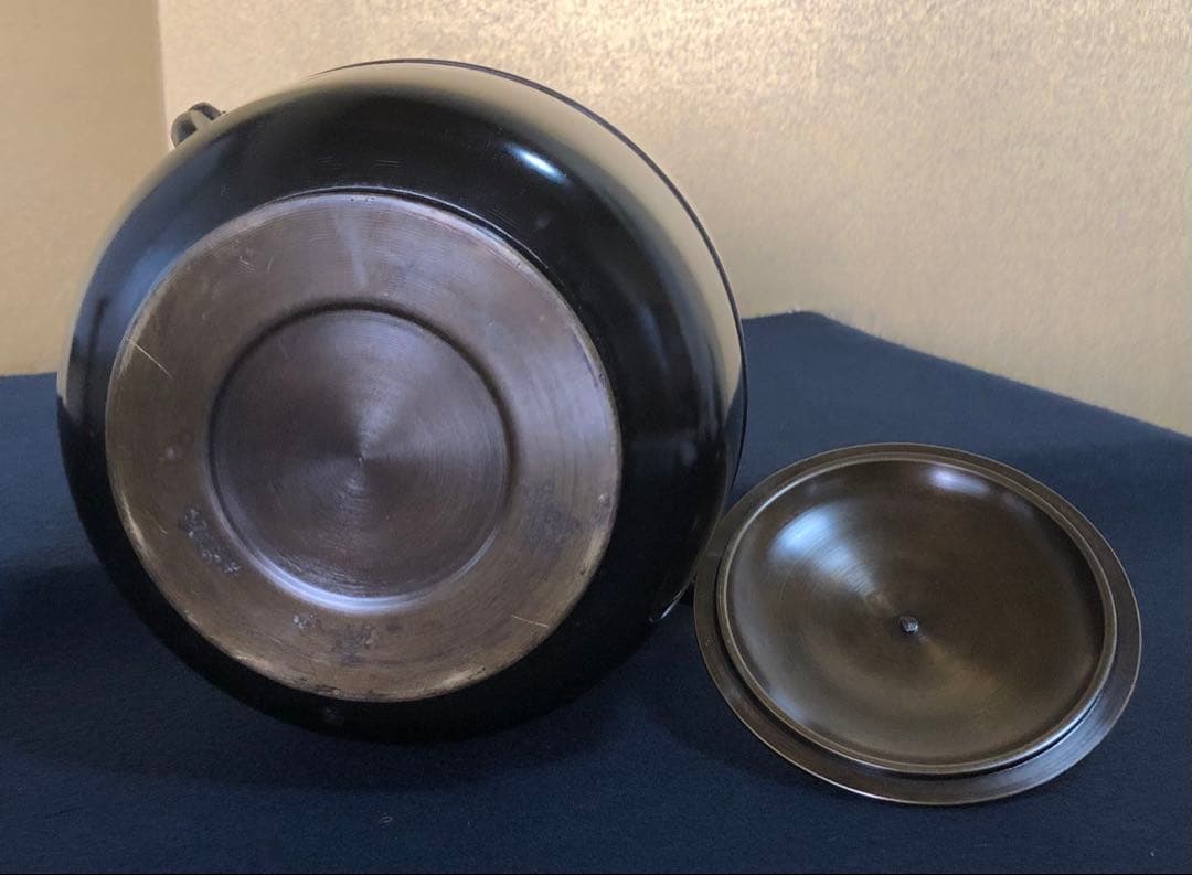 《R》茶道具 宣徳皆具 風炉師 鳳泉 共箱　260212け2