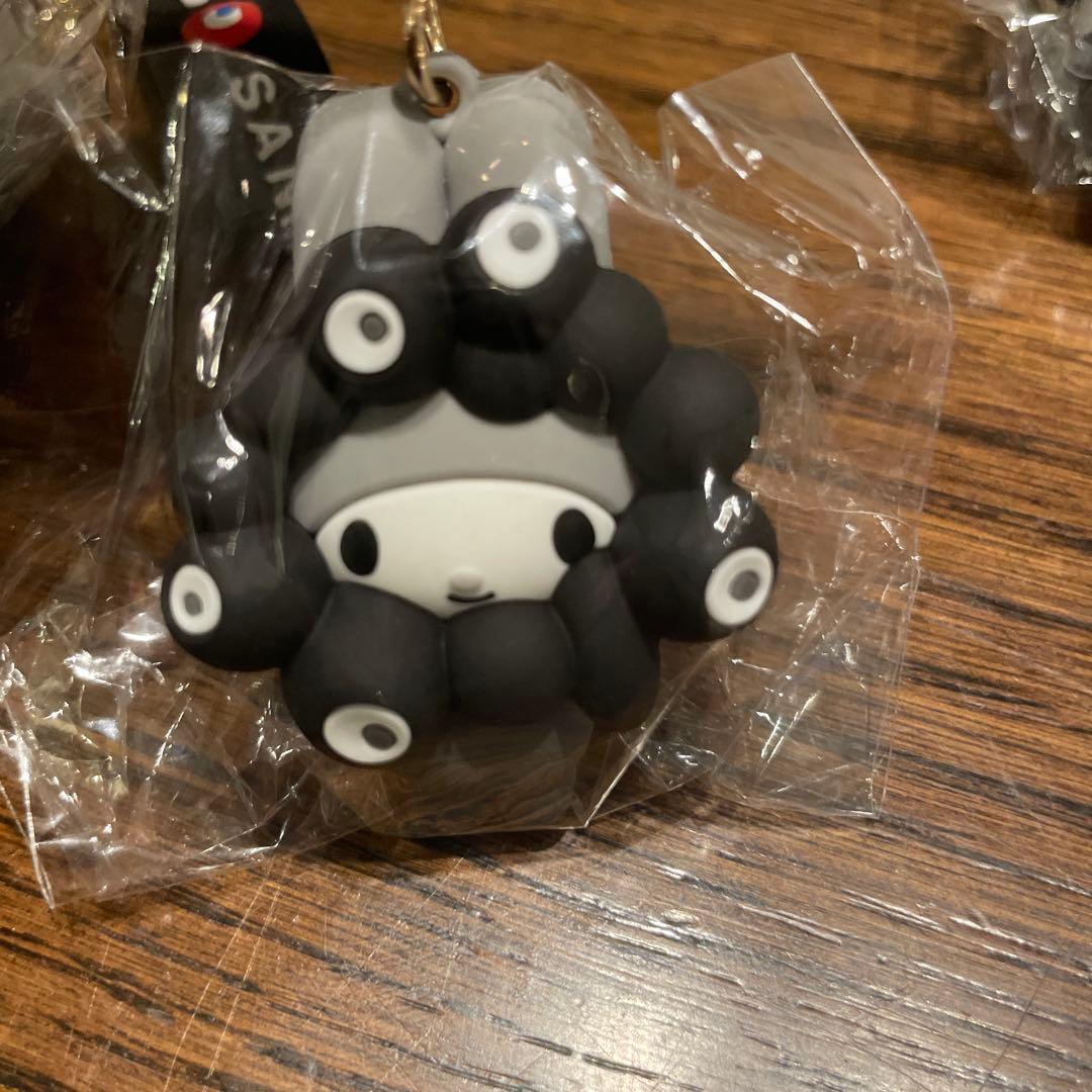 【コンプリート】黒サンリオミャクミャク　なりきり立体キーホルダー　7種