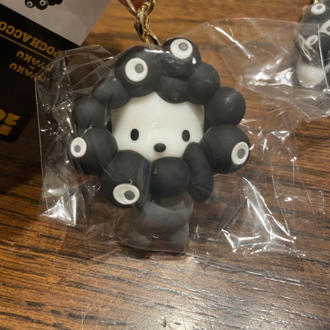 【コンプリート】黒サンリオミャクミャク　なりきり立体キーホルダー　7種