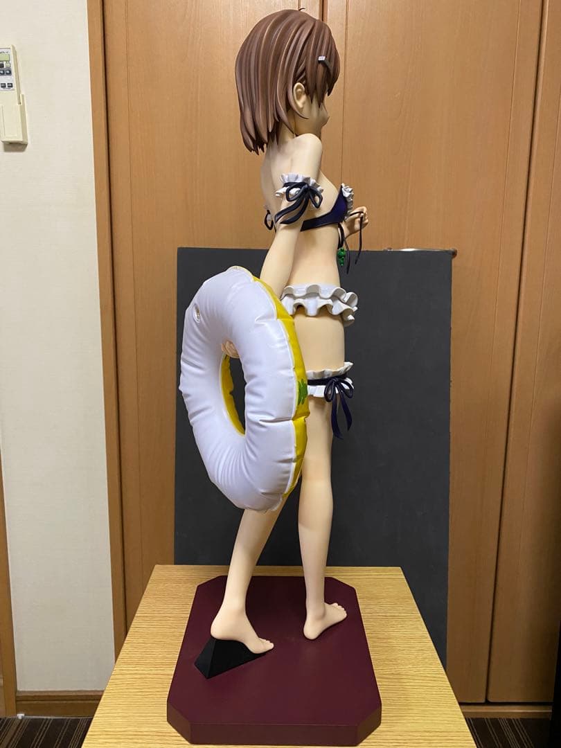 アスキー とある科学の超電磁砲 御坂美琴 水着フィギュア やわらかバスト版