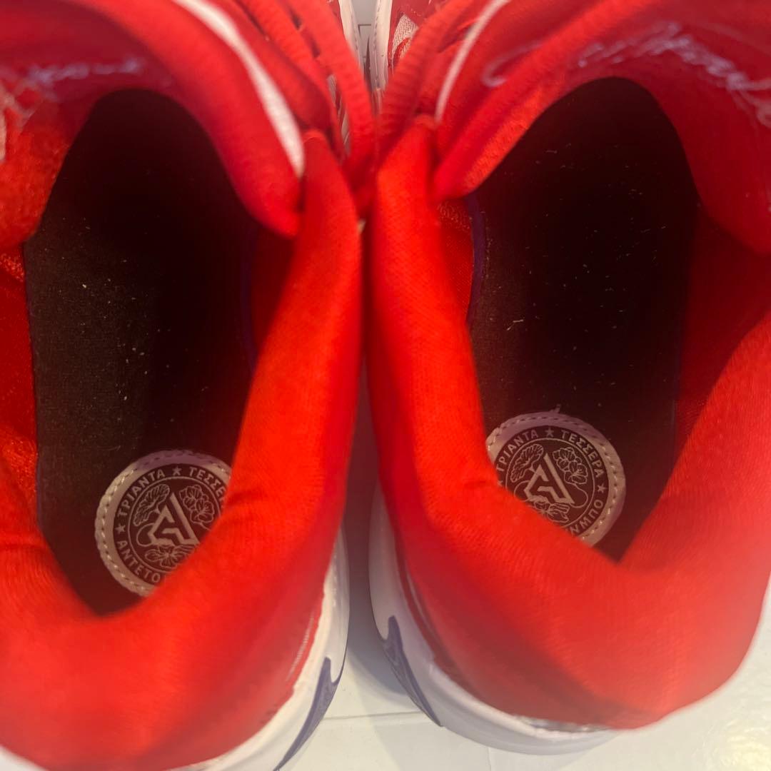 NIKE by you バスケットボールシューズ 22.5㎝レッド/ホワイト