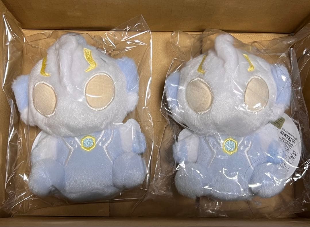 ウさんルトラマン パステル ふわふわお座りぬいぐるみ メビウス ヒカリ 各2点
