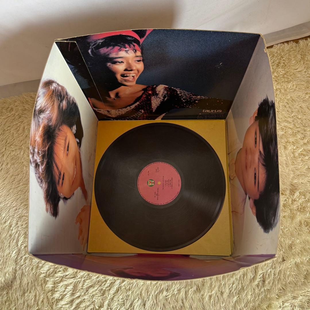 セブンイレブン　厚紙　岡田有希子　早見優　昭和アイドル　レコード　当時物　ポップ