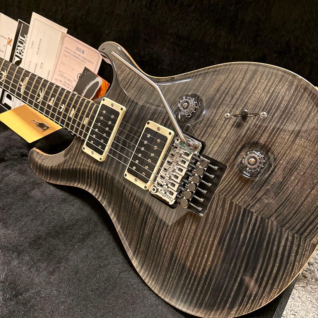 ギター 2014 PRS Custom24 Floyd 10Top Gray Black