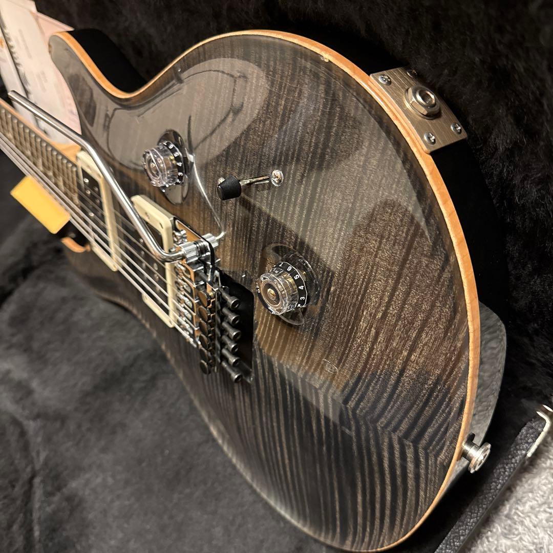 ギター 2014 PRS Custom24 Floyd 10Top Gray Black