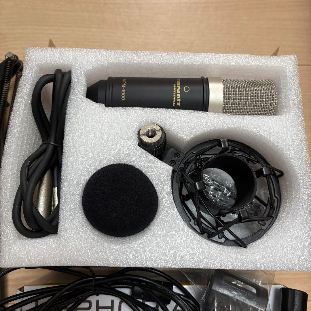 Behringer UMC22 marantz mpm-1000 セット