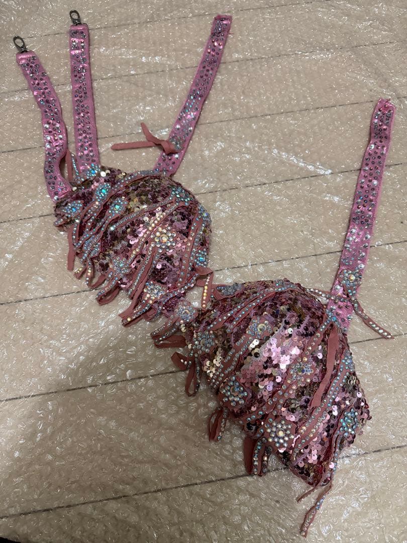 スパンコール キラキラベリーダンス 衣装（試着のみ）