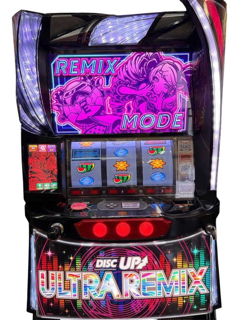 【送料込】DISC UPウルトラリミックス パチスロ 実機 直接引取可