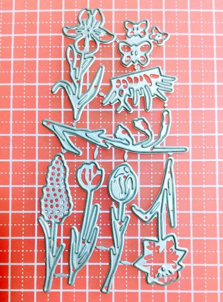 カッティングダイ 花畑