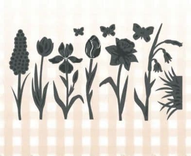 カッティングダイ 花畑