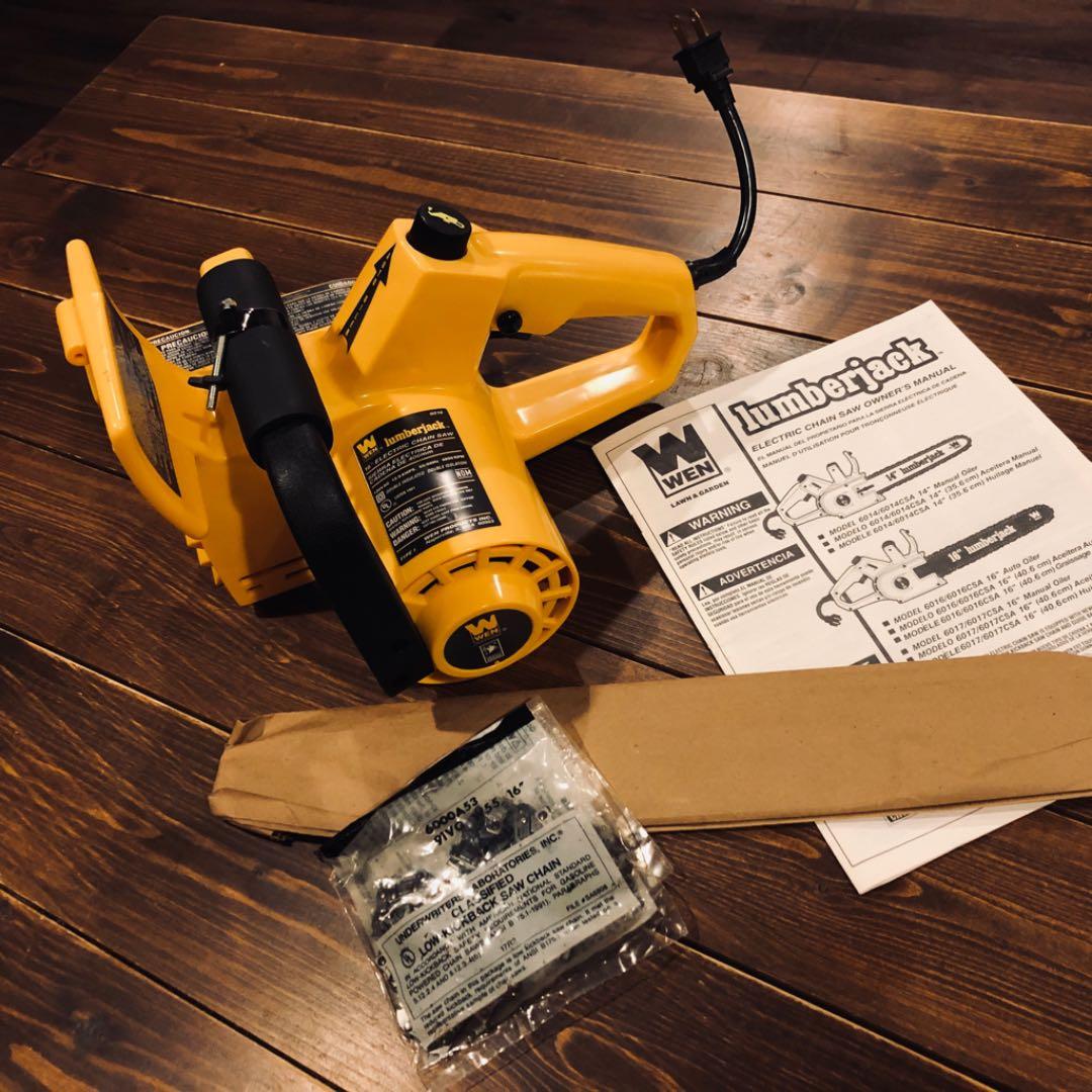 16inch 3HP 電動チェーンソー+シャープナー