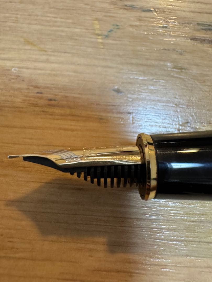 超美品 PLATINUM PRESIDENT 万年筆 18K M 18金 文房具