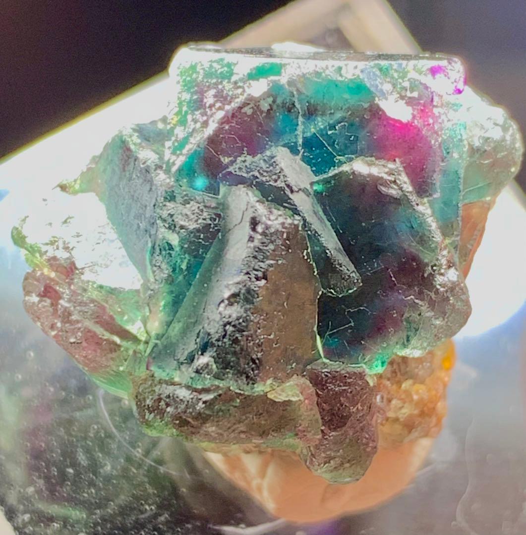 【奇跡のトリカラー】オコルス フローライト 標本