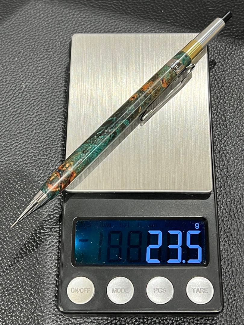 shaikurupg5+スタビメイプル瘤+重量増し加工+真鍮硬度表示窓有り