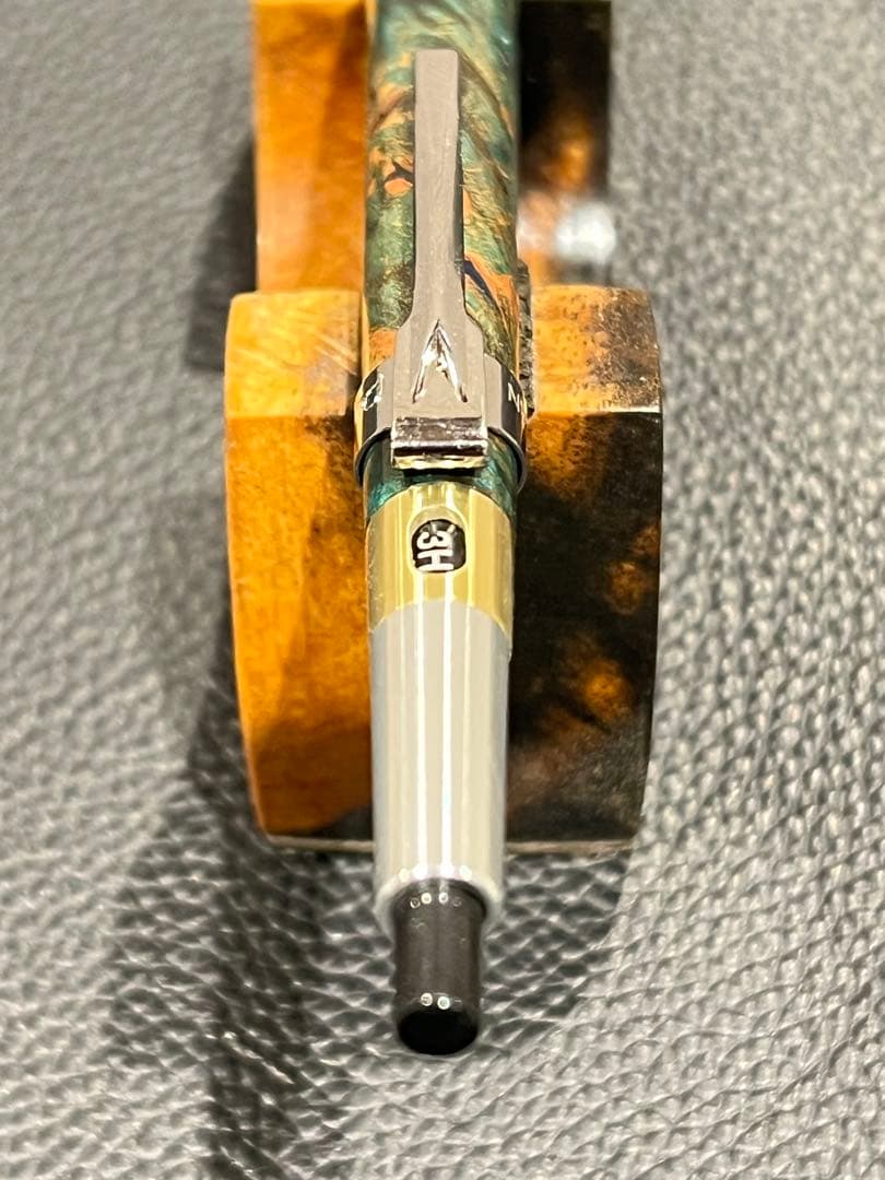 shaikurupg5+スタビメイプル瘤+重量増し加工+真鍮硬度表示窓有り