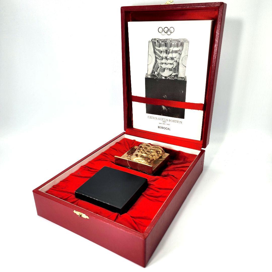 ベロカル オブジェ「より速く、高く、強く」 オリンピック ブロンズ製 限定品