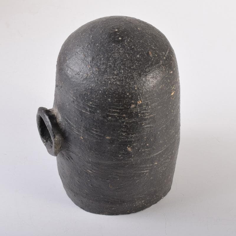 朝鮮美術　須恵器　新羅土器　新羅無細土　壷　時代箱付　C　8040A