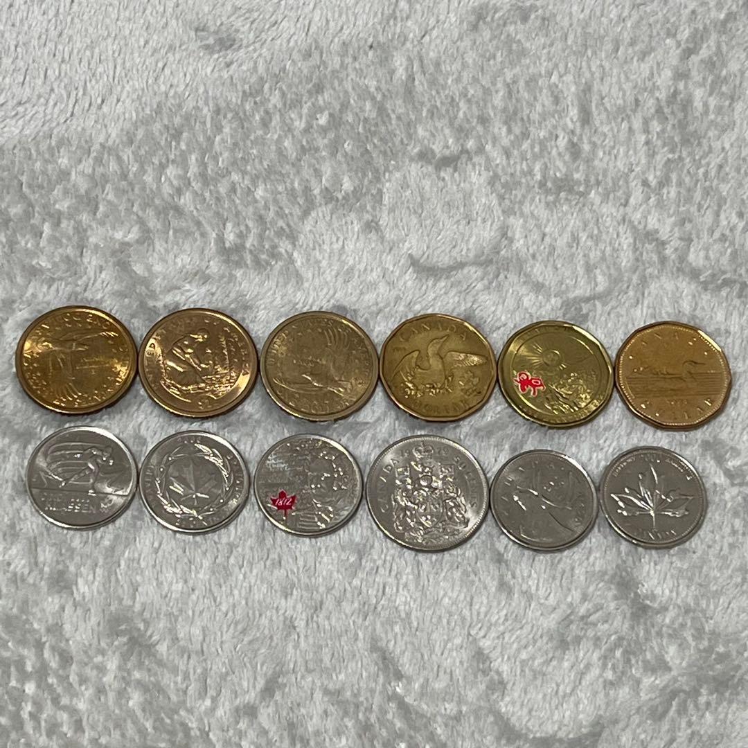 希少アメリカ カナダ ドル 古銭 コレクション整理品 遺品整理 記念硬貨　まとめ