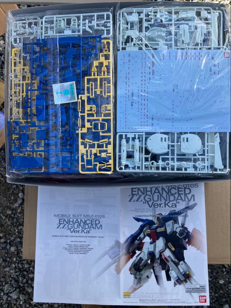 ガンプラMG ZZ関連2種セット 強化型ZZ／キュベレイMk-Ⅱ 未組立