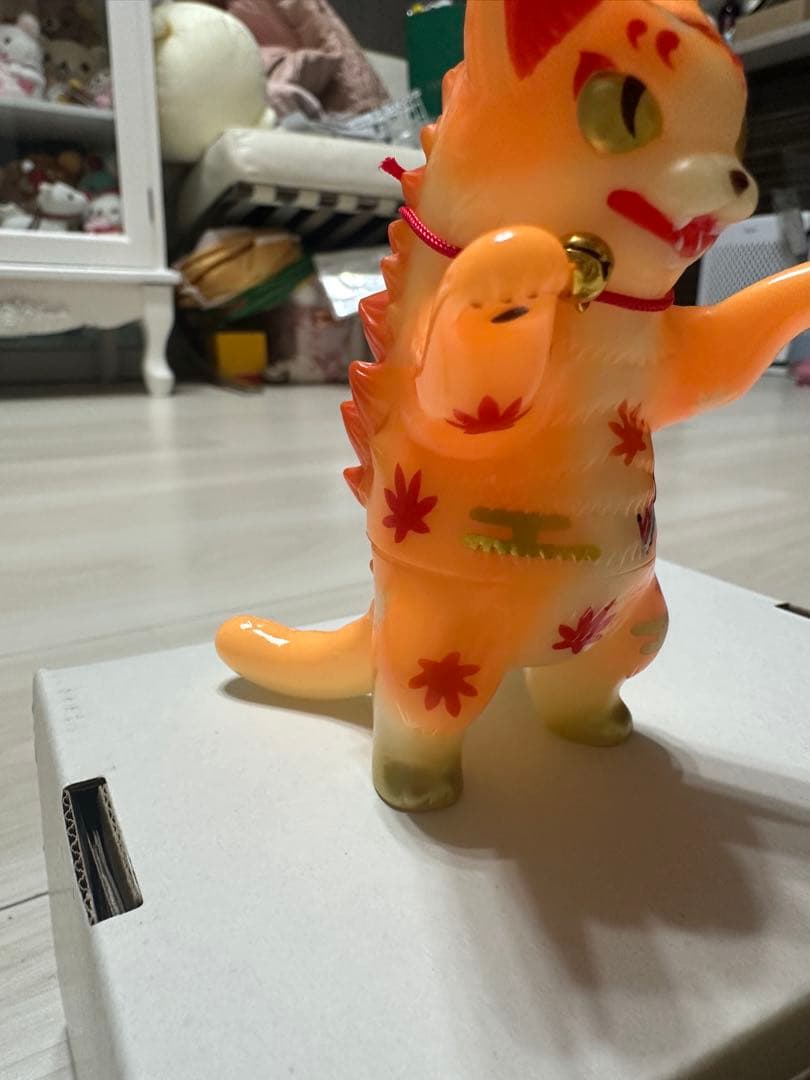 ソフビ 化猫怪獣　小夏屋 ネゴラカスタム　紅葉橋