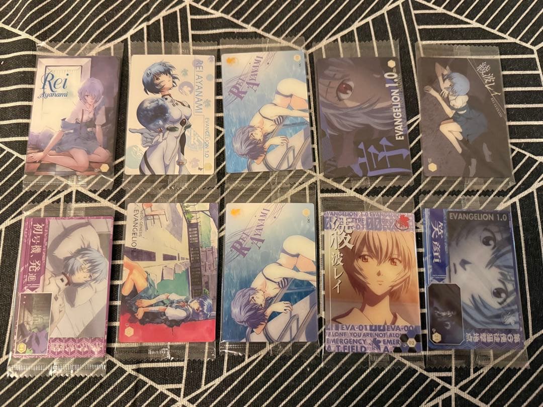 エヴァ　ウエハースカード157枚　ファイル2点