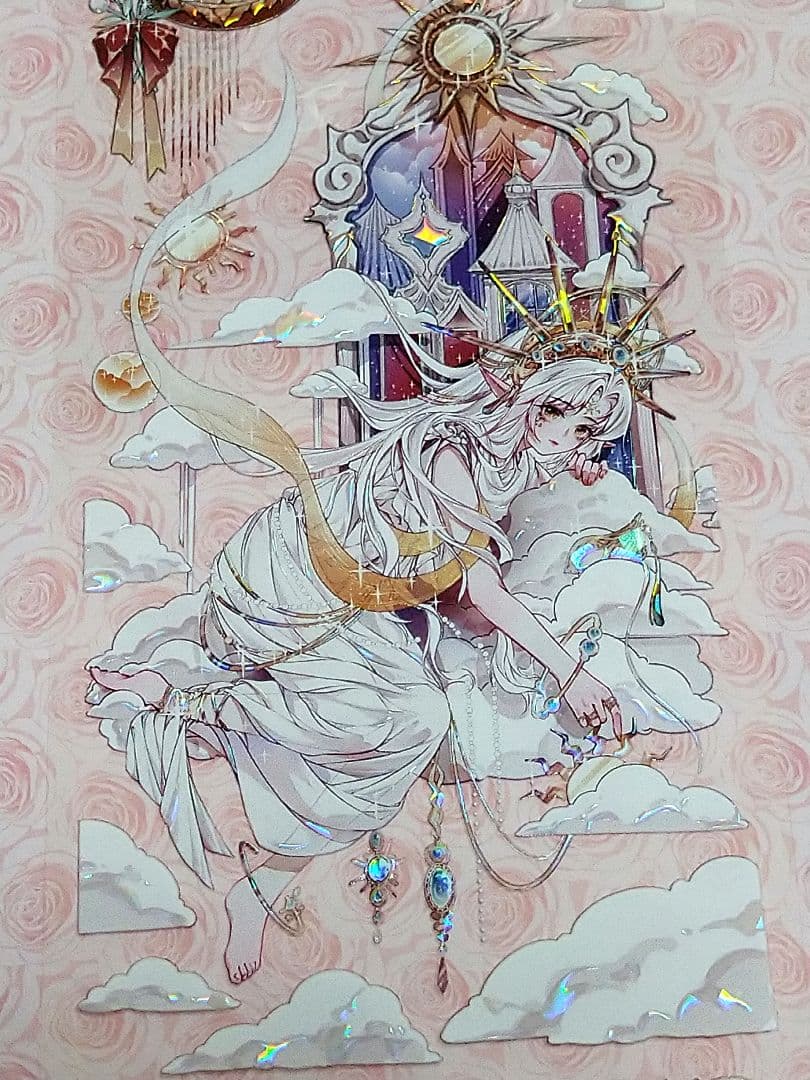 J1010＃天阶序曲(贝壳光)魔法堂切り売り海外人物マステ女の子