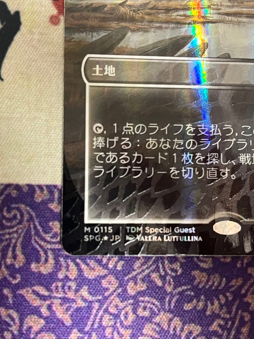 湿地の干潟 日本語　ドラゴンスケイル　FOIL