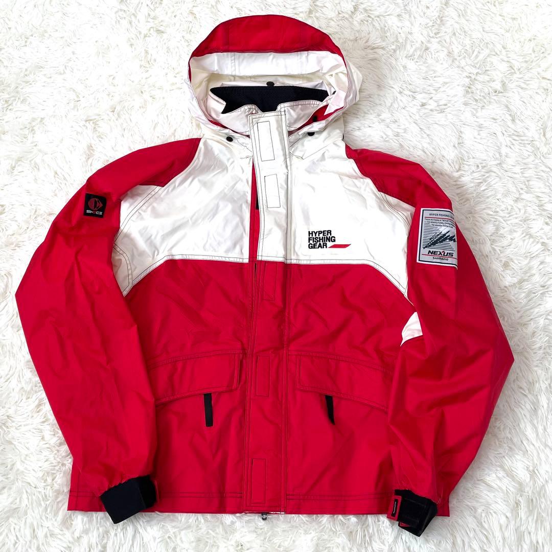 未使用 SHIMANO NEXUS 船釣り対応 高耐水 レイン上下 L 尻パッド