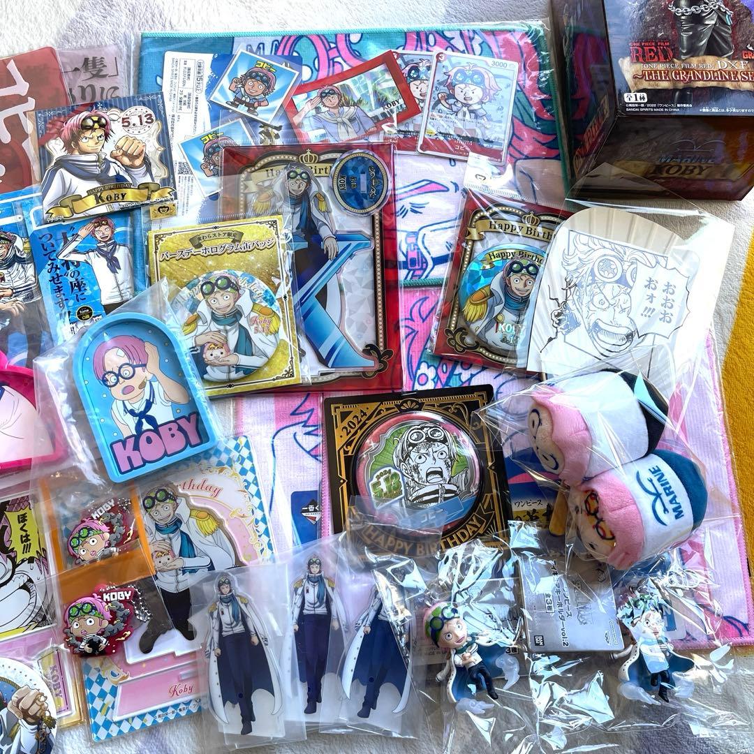 ワンピース ONE PIECE コビー バースデー 缶バッジ ムギムギおてだま