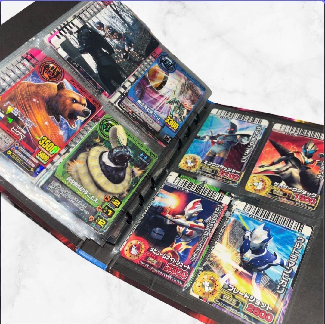 トレーディングカード+バインダー❤ゲームカード　ヒーロー戦隊　仮面ライダー