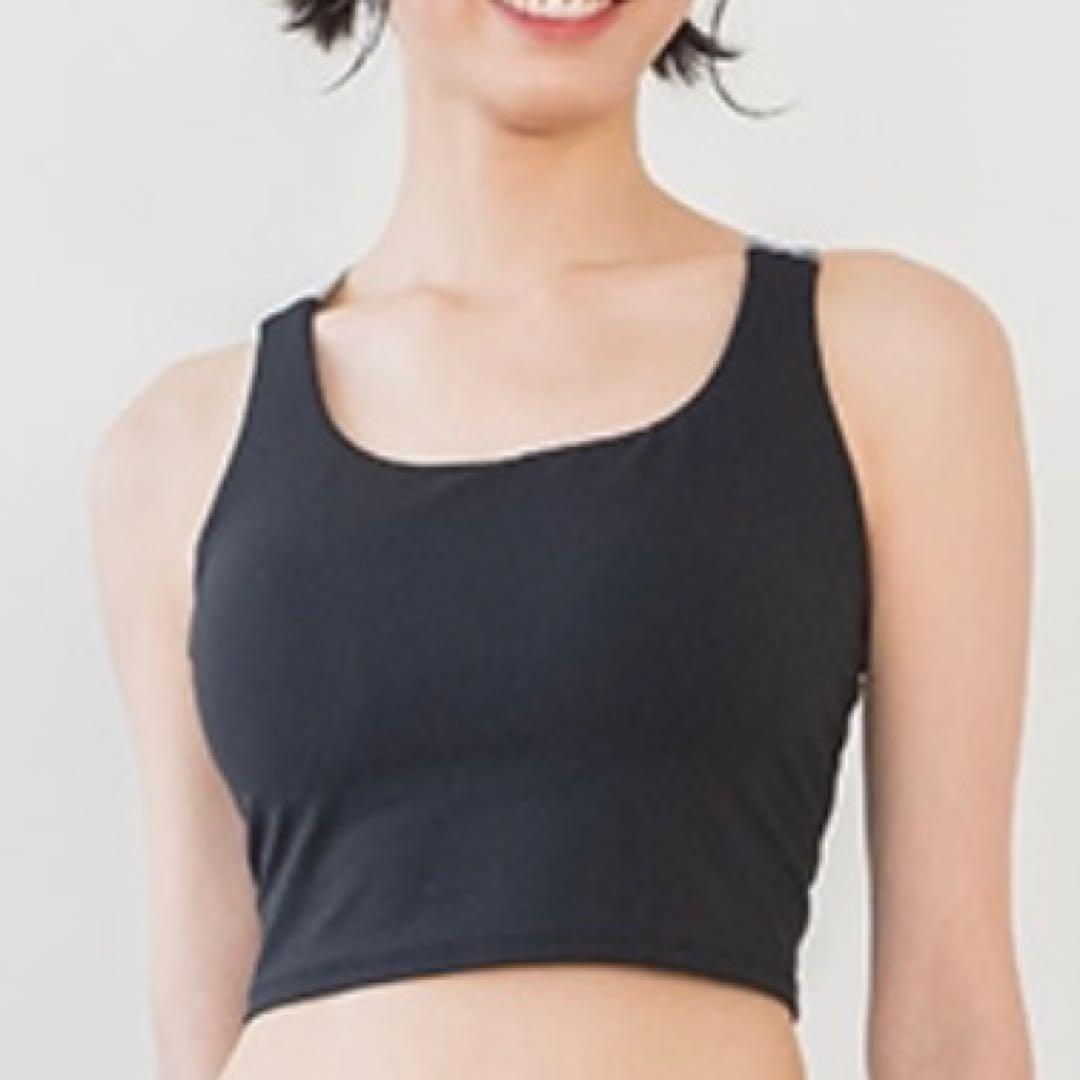 Sukala lavaブラックスカーラ Yストラップ ロゴ ブラトップ 黒 S