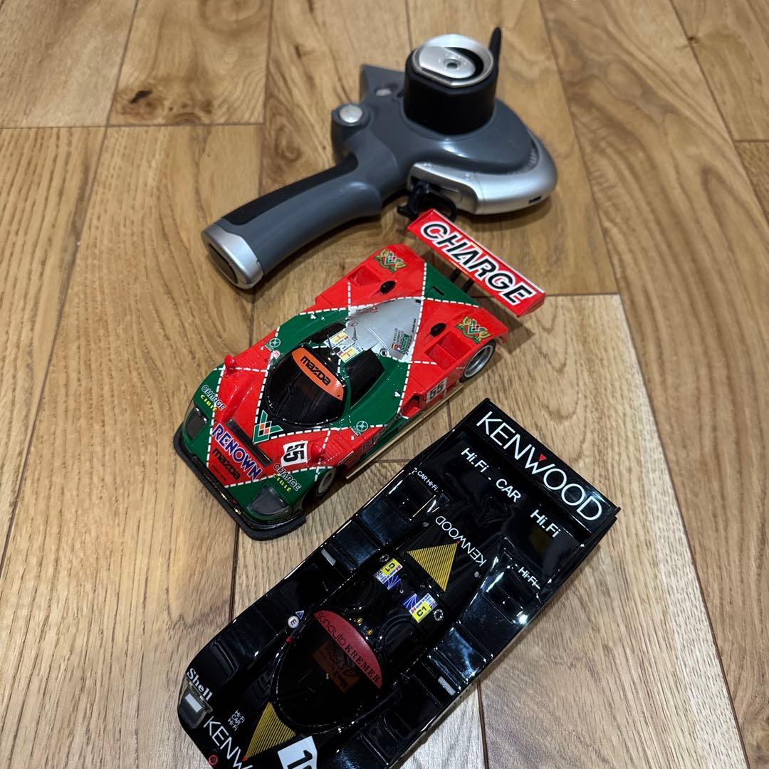 京商ミニッツRWD ポルシェ962Cマツダ 787B 動作確認済2台プロポ1台