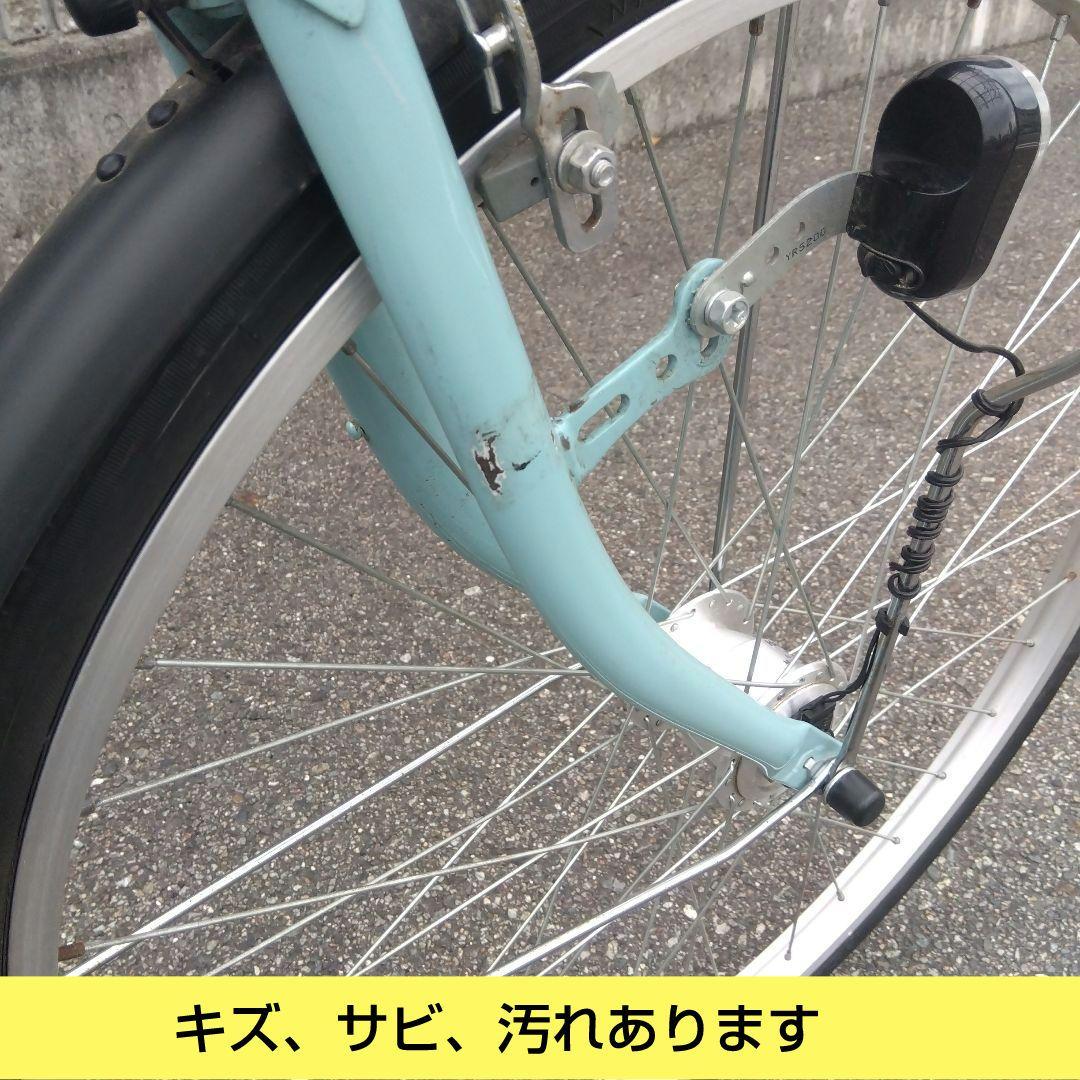 兵庫県尼崎市発送不可　アサヒ　ラピス　26インチ　オートライト　後タイヤ新品