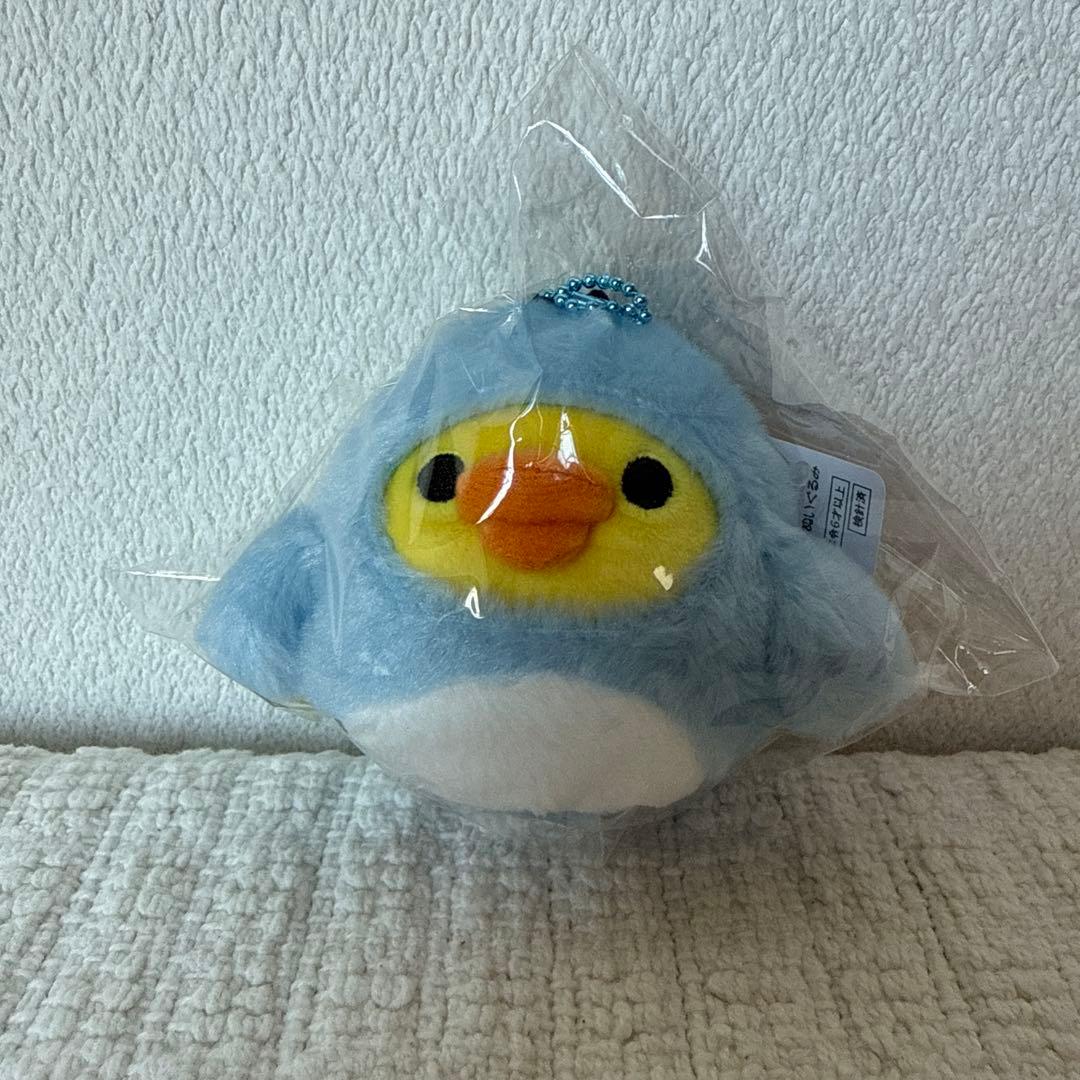【タグ付き】リラックマ　15周年記念　ぶらさげぬいぐるみ　キイロイトリ　ペンギン