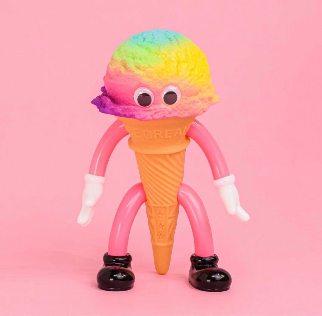 【限定】FLAVORS マジカルレインボー アイスクリームフレーバーズ ソフビ